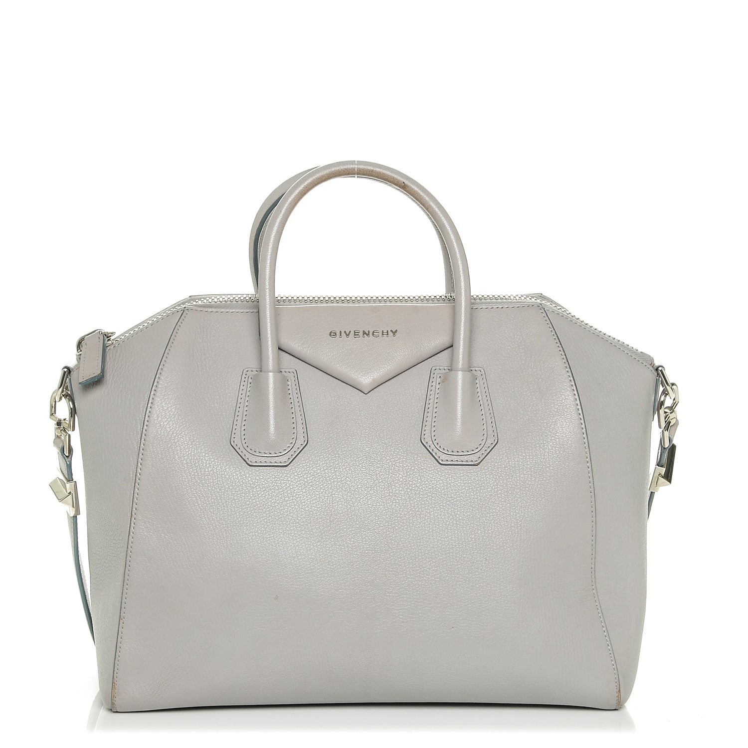 Givenchy Sugar Goatskin Medium Antigona Pearl Grey 1 of 9