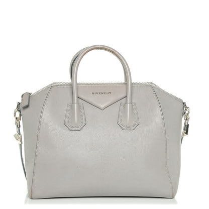 Givenchy Sugar Goatskin Medium Antigona Pearl Grey 1 of 9