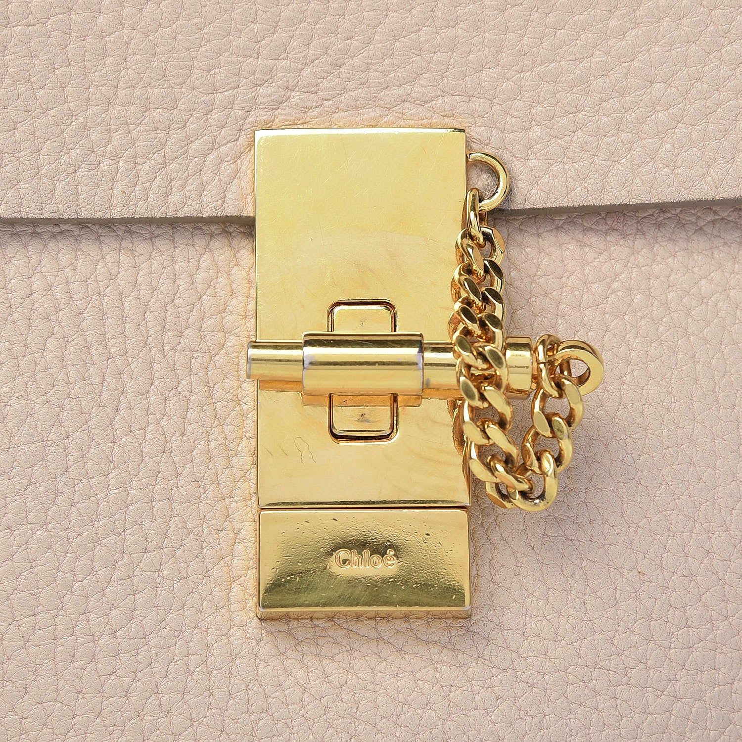 Chloe Grained Lambskin Mini Drew Shoulder Bag Abstract White 11 of 11