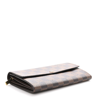 Louis Vuitton Damier Ebene Sarah Wallet 4 of 9