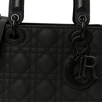 Christian Dior Ultra Matte Calfskin Cannage Small My ABCDior Lady Dior Black 9 of 11