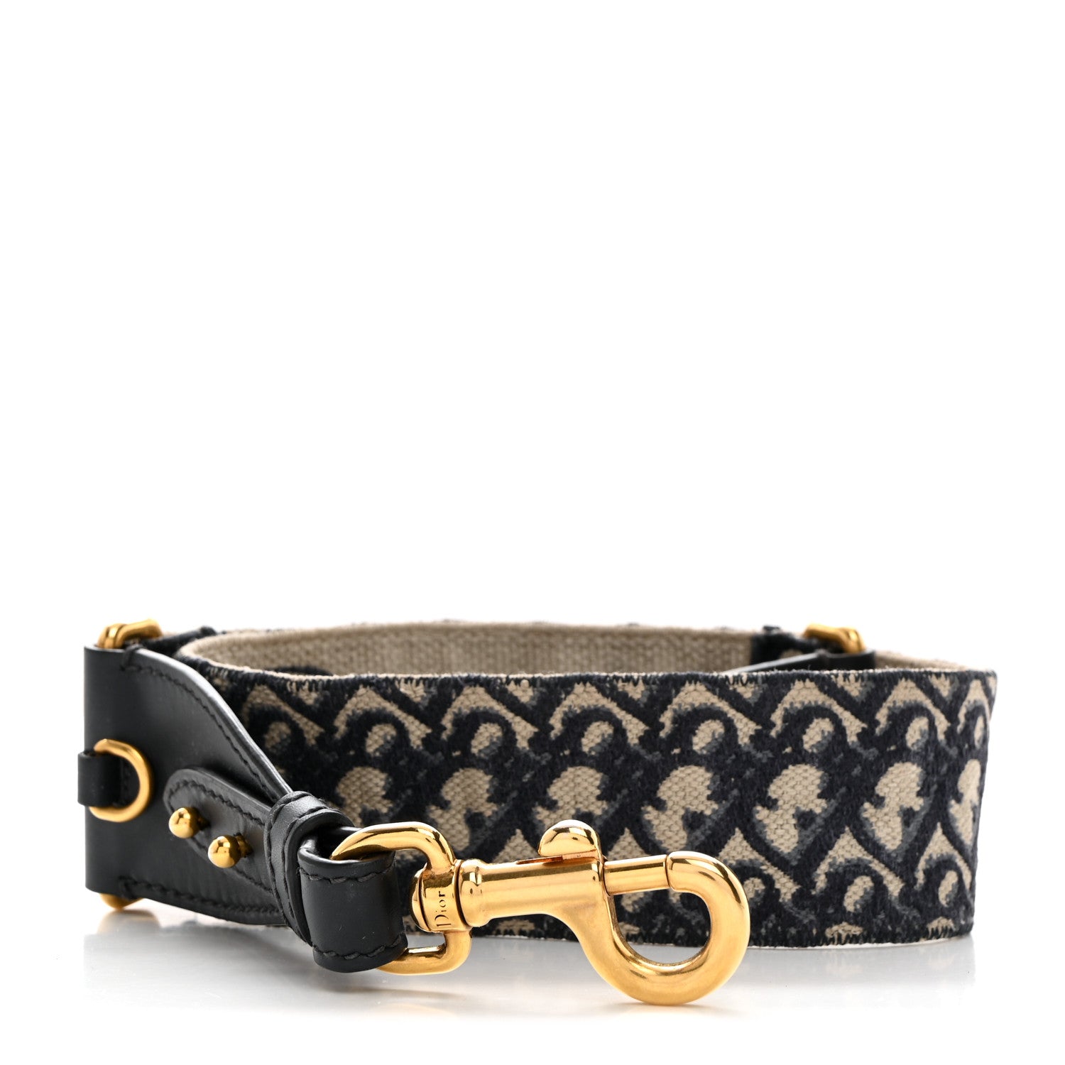 Christian Dior Oblique Shoulder Strap Blue 1 of 5