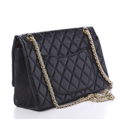 Chanel Aged Calfskin Quilted 2.55 Reissue 226 Flap Black 3 of 10