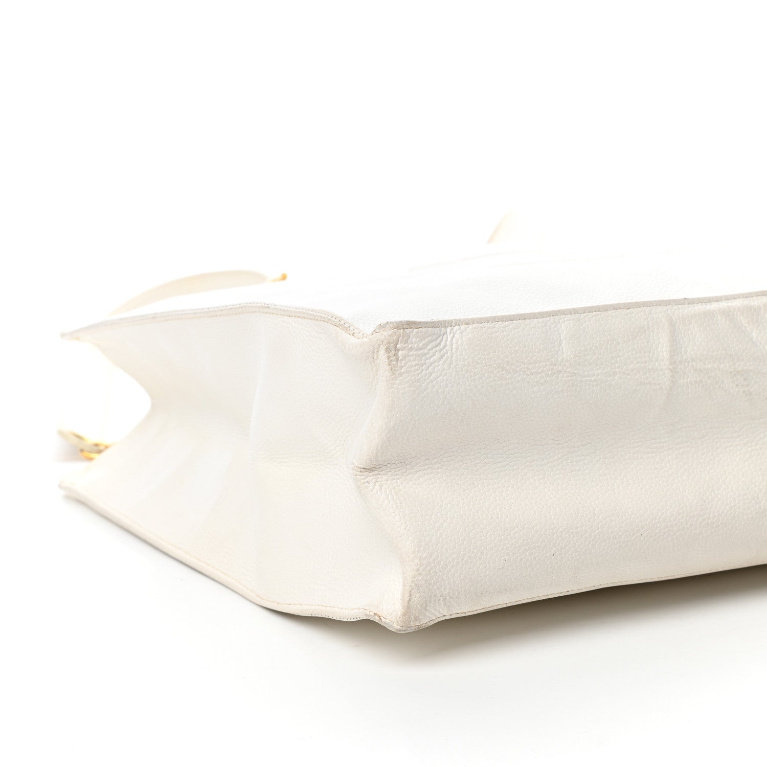 Chanel Caviar CC Timeless Tote White 12 of 13