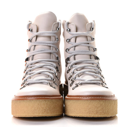 Hermes Calfskin Discovery Ankle Boot 36 White 2 of 7