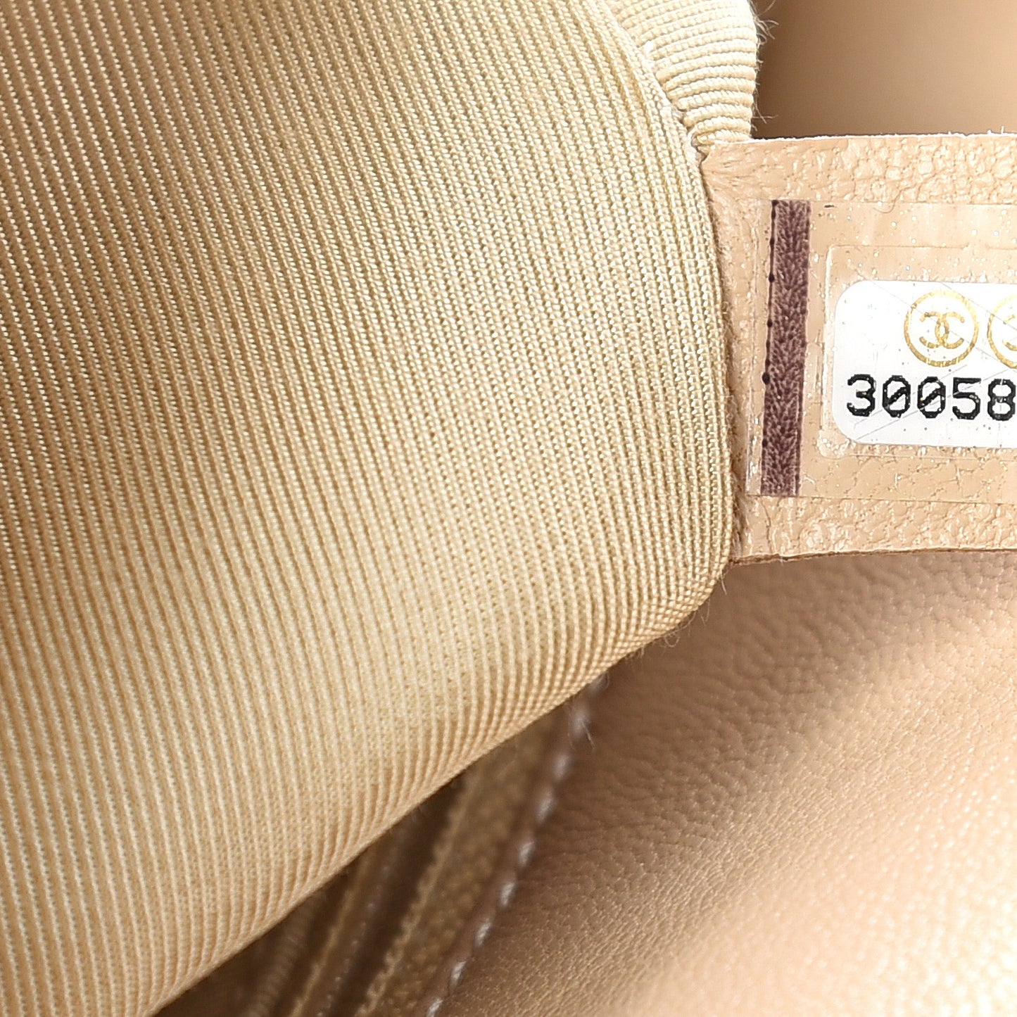 Lambskin Quilted Medium 19 Flap Beige