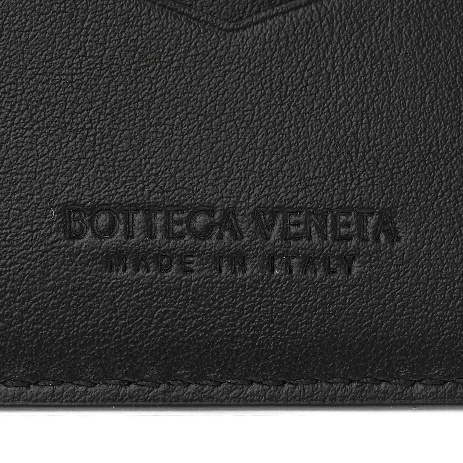 Bottega Veneta Nappa Maxi Intrecciato Tri-Fold Wallet Black 7 of 9