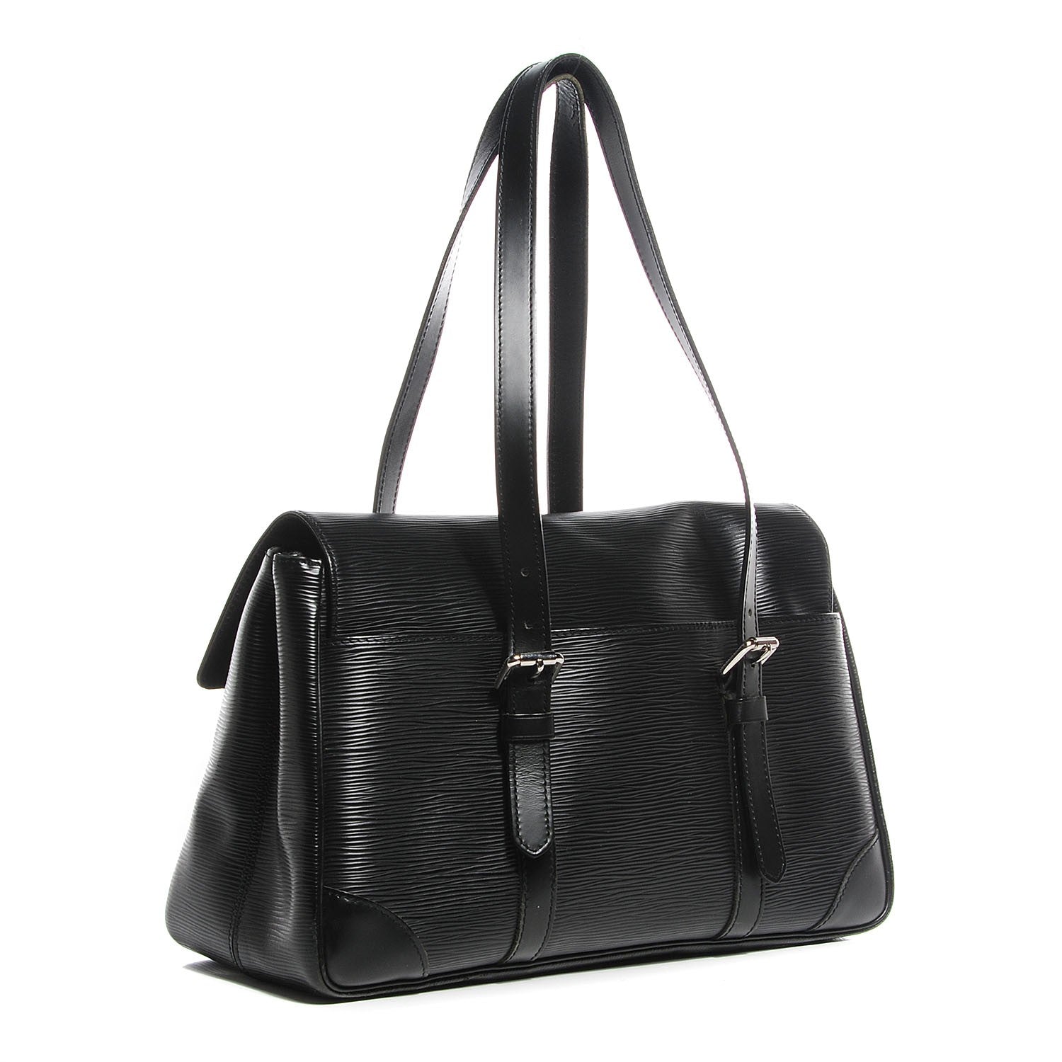 Louis Vuitton Epi Segur MM Black 3 of 8