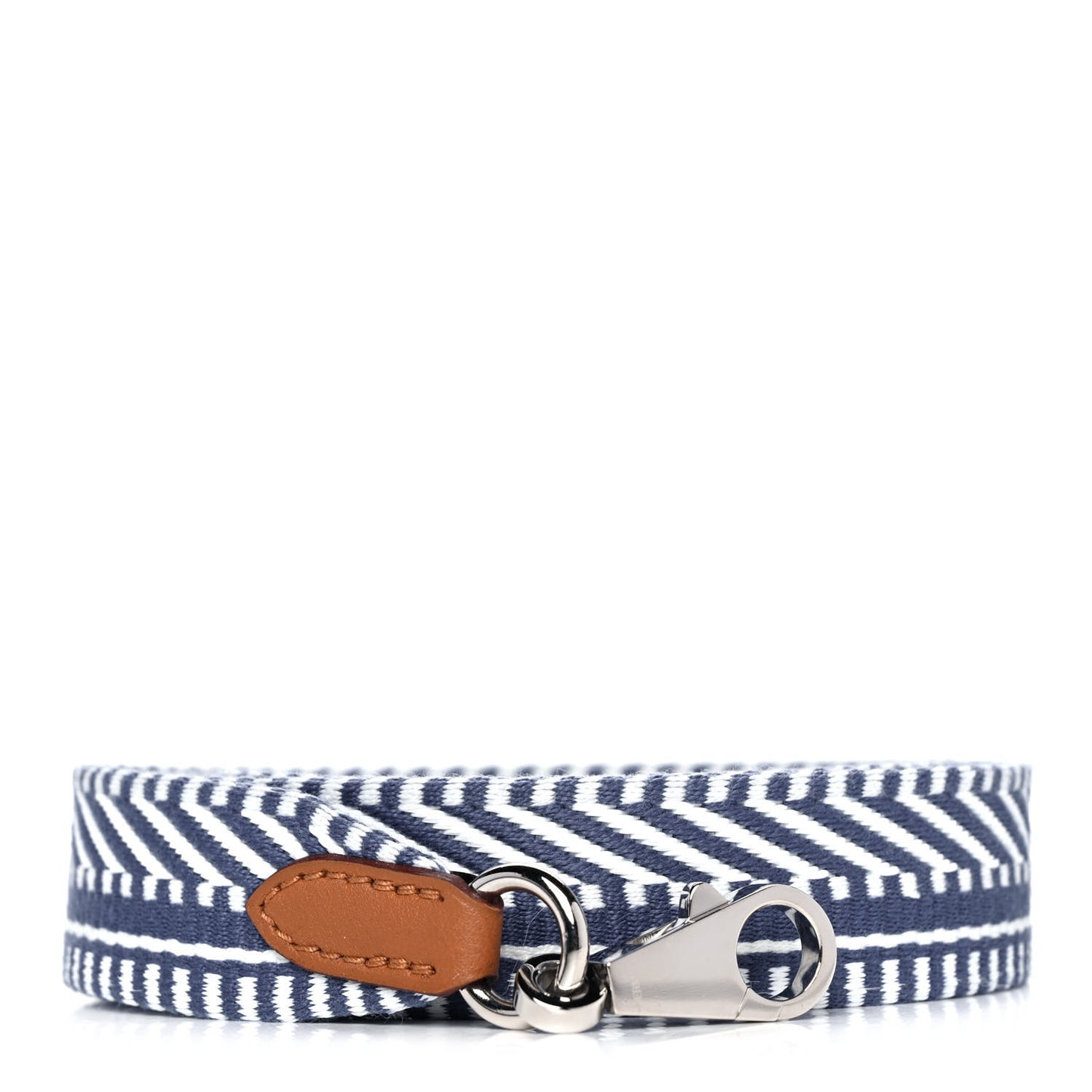 Toile Swift 25mm Sangle Cavale Shoulder Strap Ecru Bleu Brighton Gold