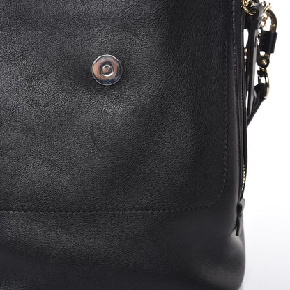 Chloe Suede Calfskin Small Faye Backpack Black 9 of 13