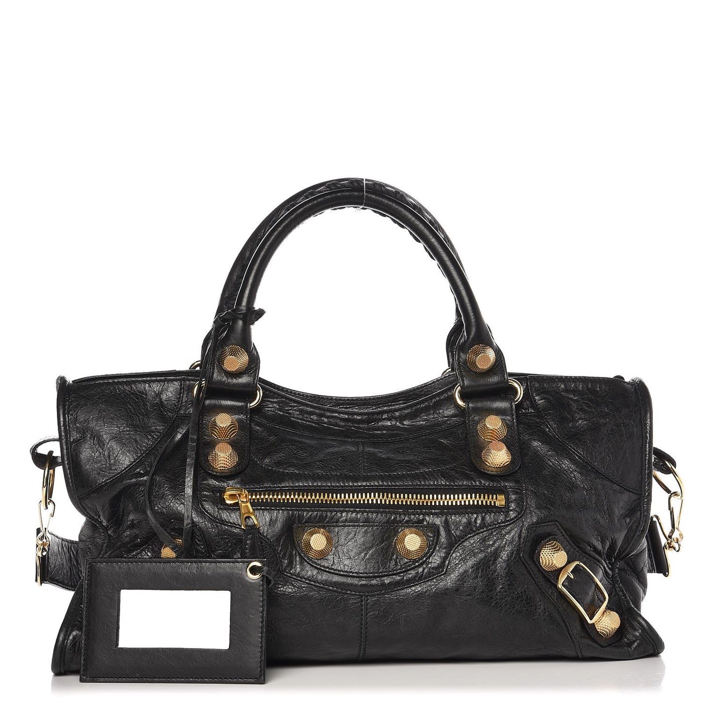 Agneau Giant 21 Gold Hardware Part Time Black