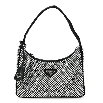 Prada Satin Crystal Mini Re-Edition 2000 Bag Cristal 1 of 11