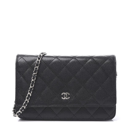Chanel Caviar Quilted Wallet On Chain WOC Black 1 of 11