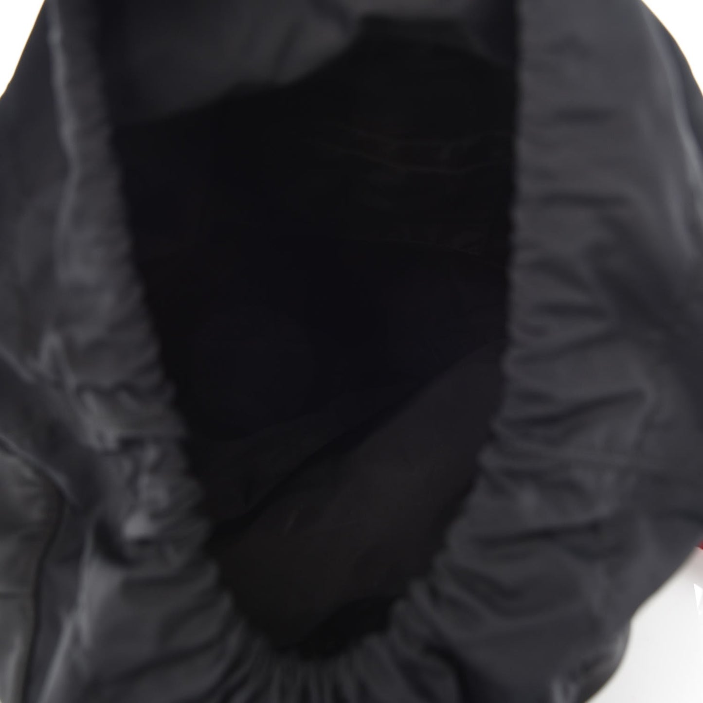 Techno Canvas Web Drawstring Backpack Black
