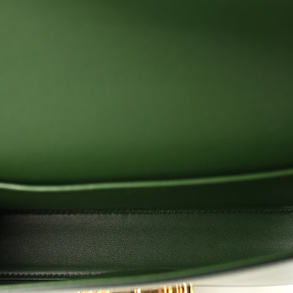 Celine Shiny Calfskin Triomphe Shoulder Bag Forest 5 of 11