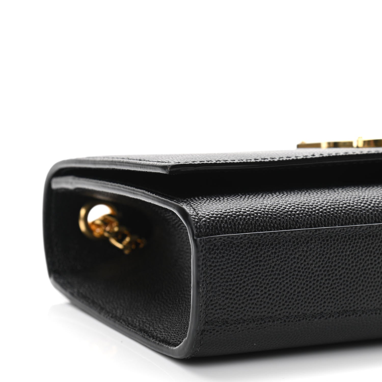 Saint Laurent Grain De Poudre Small Monogram Kate Satchel Black 7 of 9