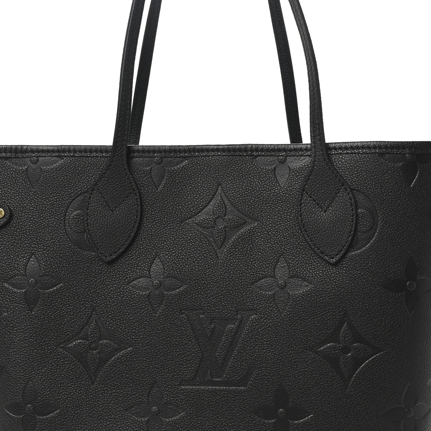 Louis Vuitton Empreinte Monogram Giant Neverfull MM Black 7 of 9