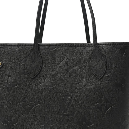 Louis Vuitton Empreinte Monogram Giant Neverfull MM Black 7 of 9