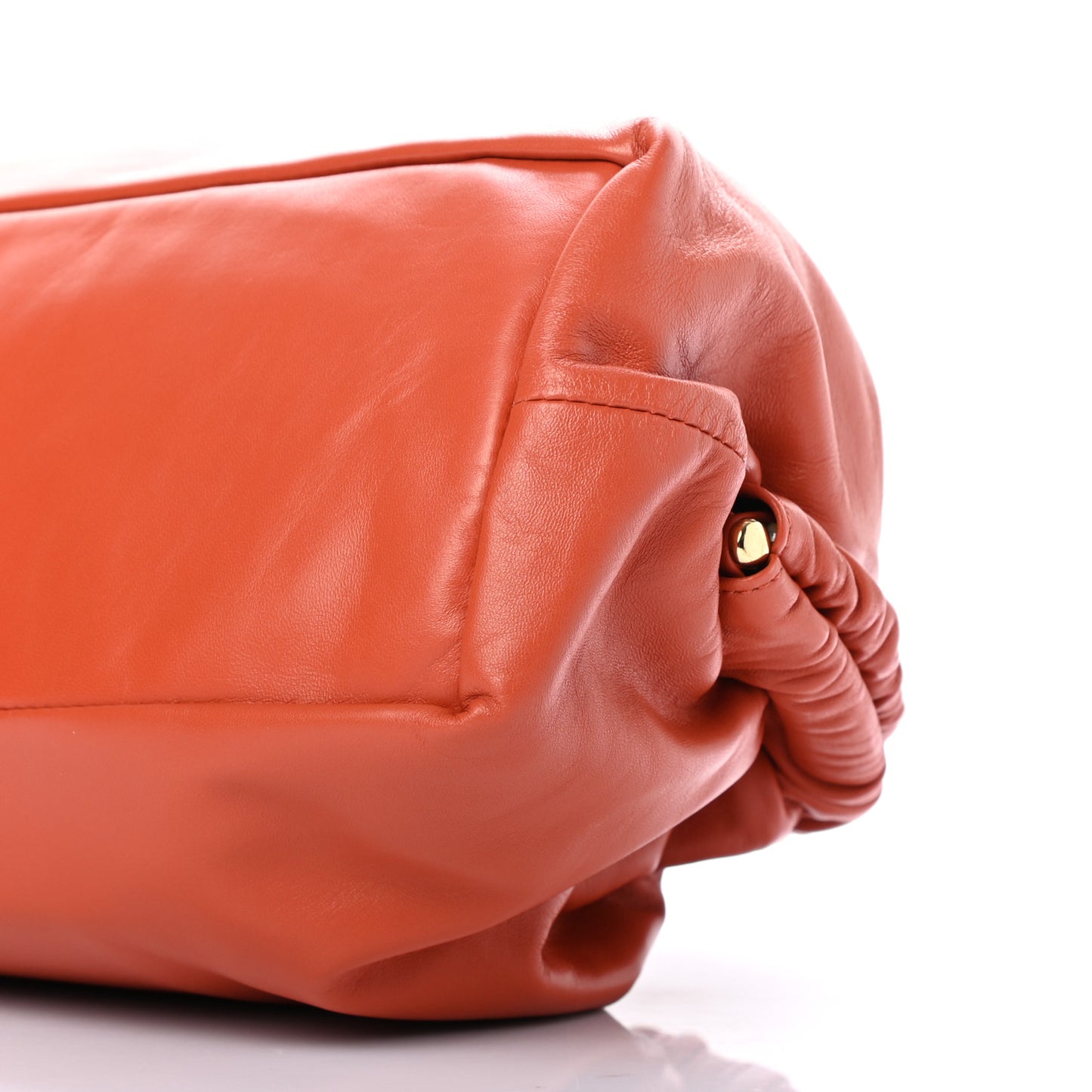 Lambskin Cloud Clutch Terra