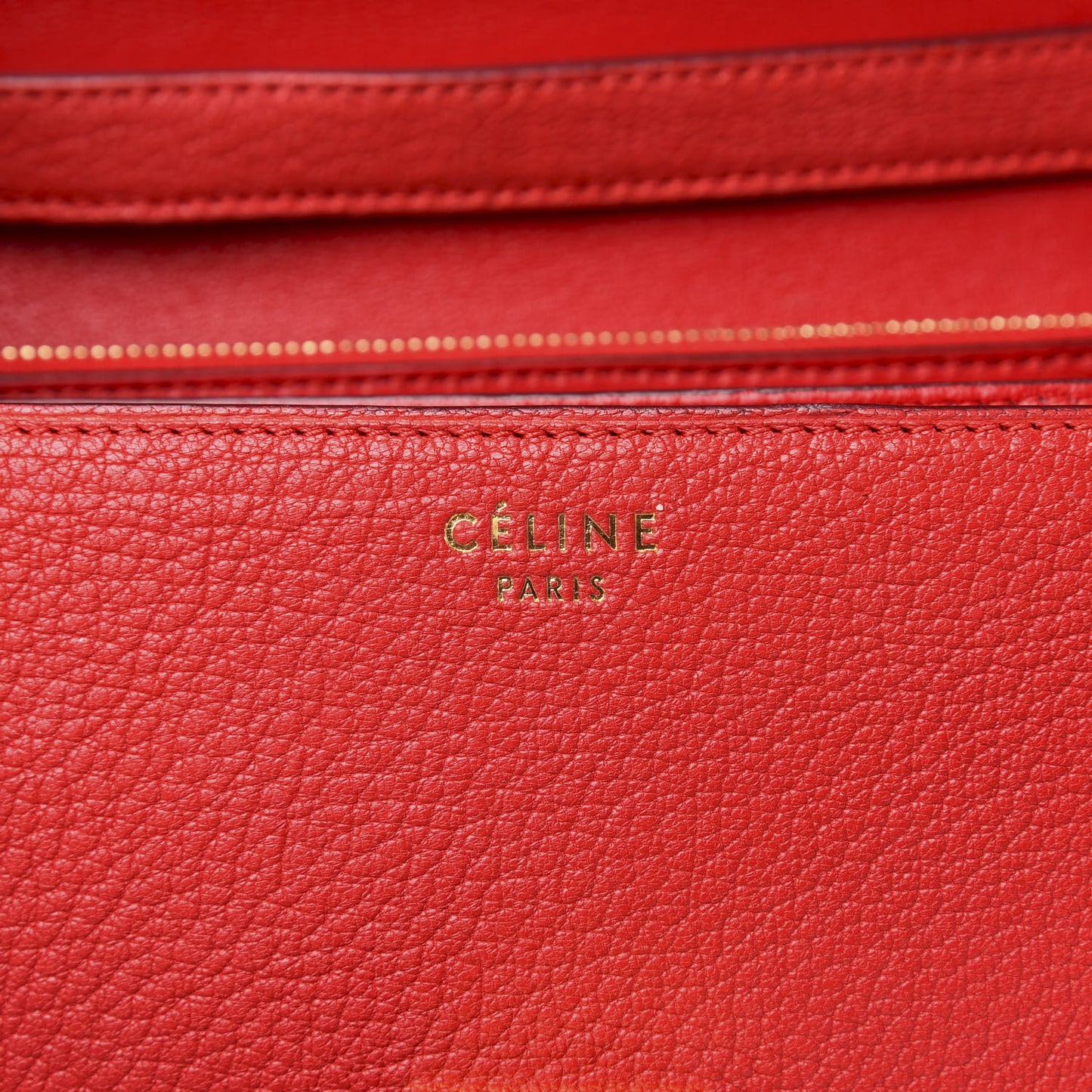 Goatskin Medium Classic Box Flap Bag Carmin
