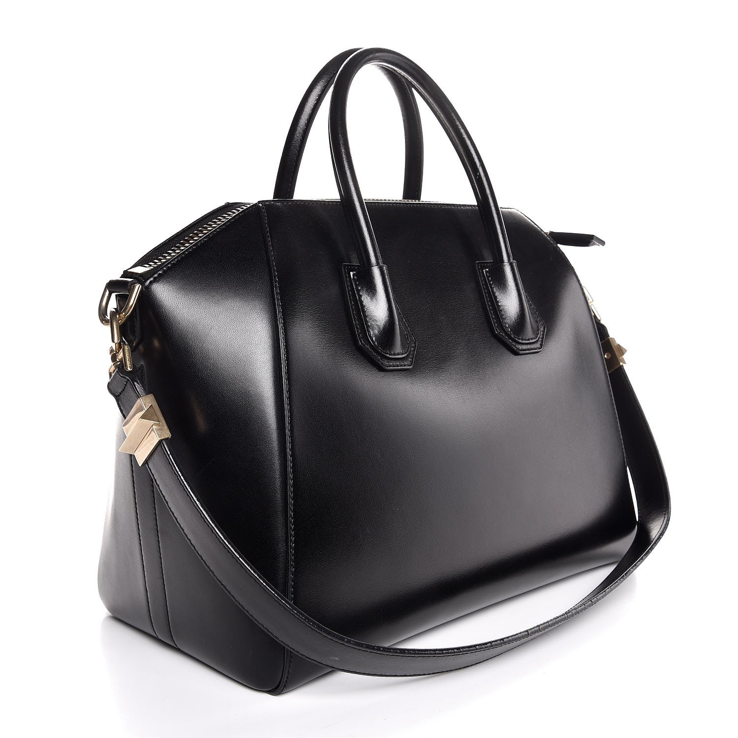 Givenchy Shiny Lord Calfskin Medium Antigona Black 4 of 8