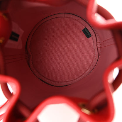 Marc Jacobs Grained Calfskin The Mini Bucket Bag True Red 5 of 11