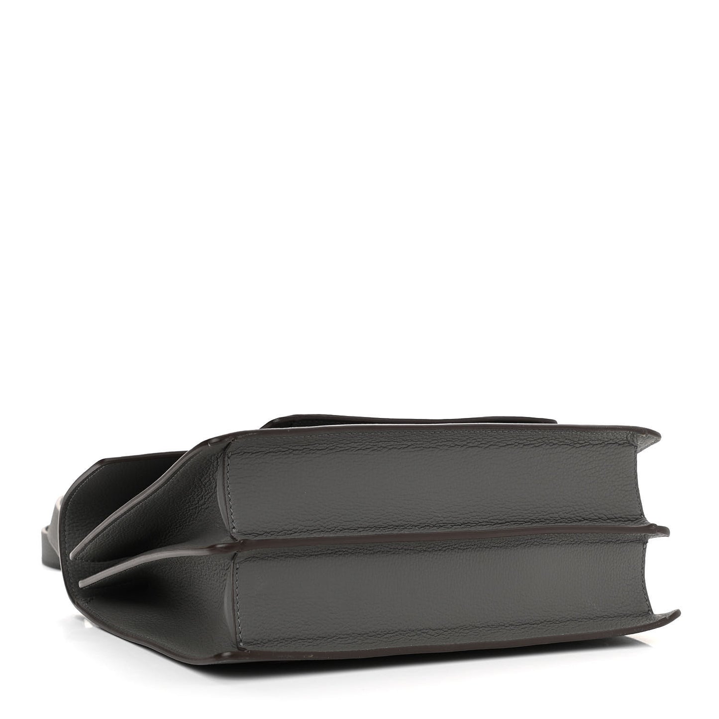 Grained Calfskin Medium Patricia Park Avenue Satchel Grey