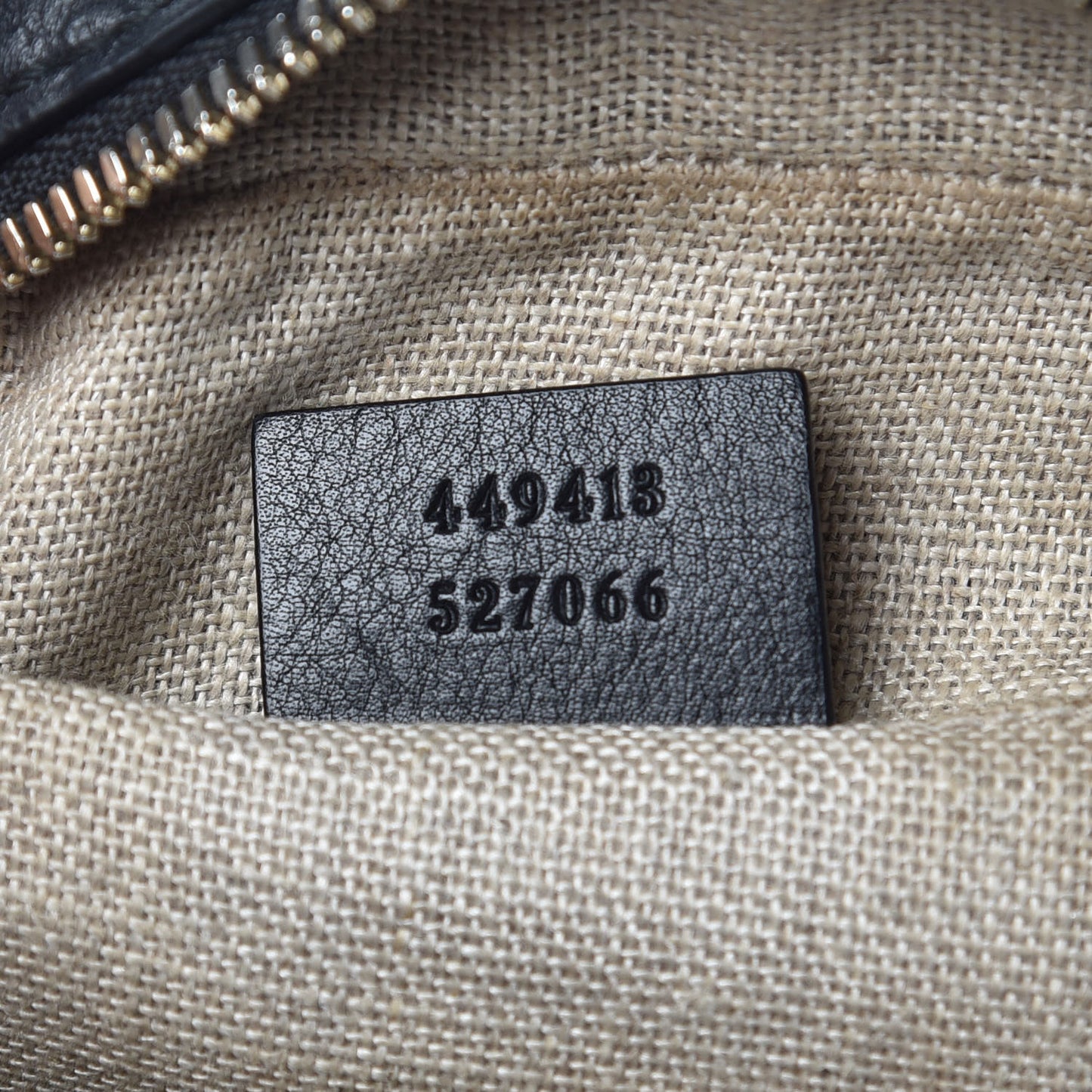 Microguccissima Mini Bree Messenger Bag Black