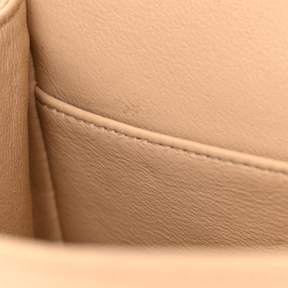 Chanel Caviar Quilted Medium Double Flap Beige 11 of 13