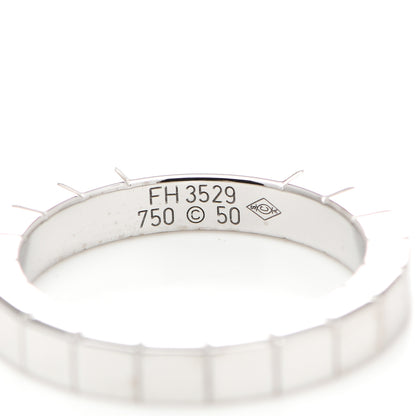 Cartier 18K White Gold Lanieres Ring 50 5.25 4 of 5