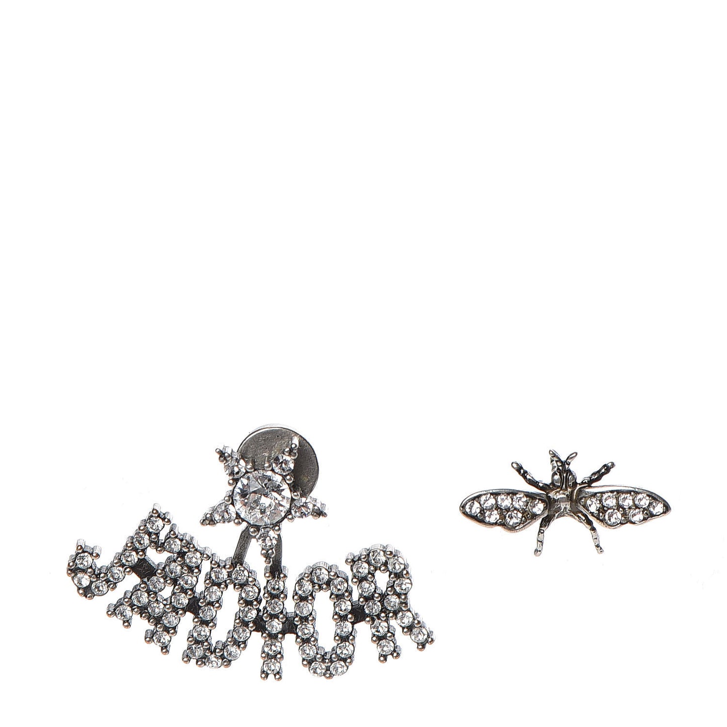 Palladium Crystal J'adior Earrings