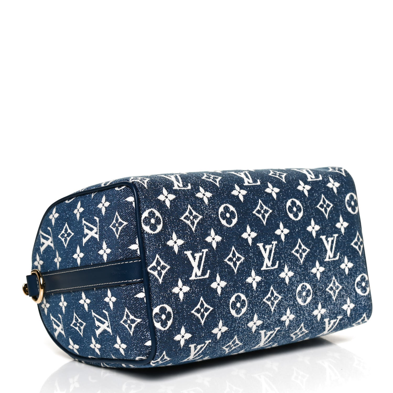 Louis Vuitton Monogram Jacquard Denim Speedy Bandouliere 25 Bleu 4 of 11