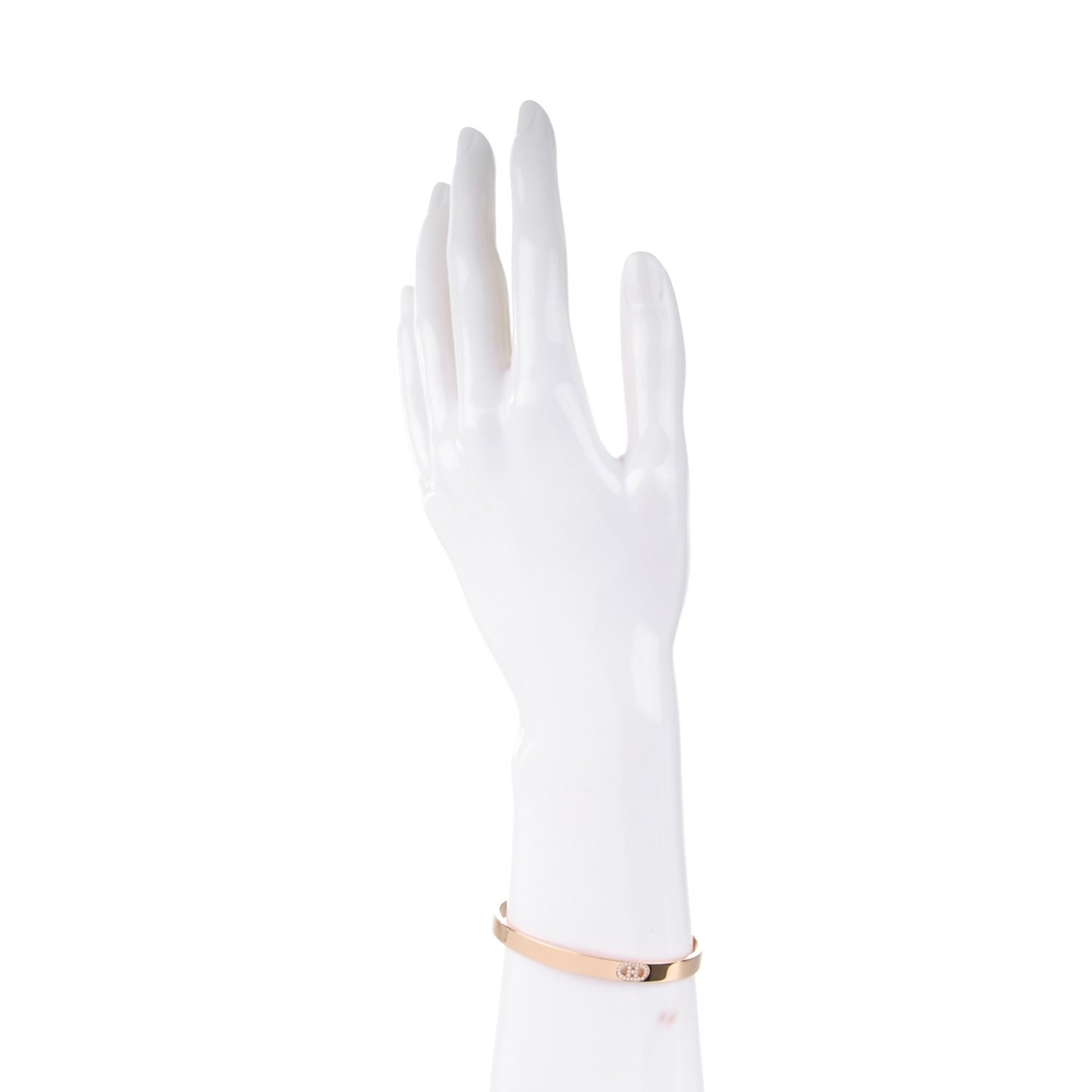 18K Rose Gold Diamond PM H D'Ancre Bracelet SH