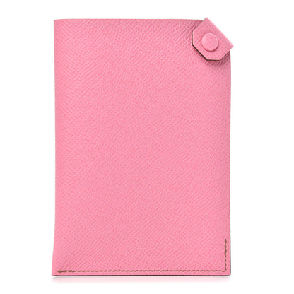 Hermes Epsom Tarmac PM Passport Holder 5P Pink 1 of 8