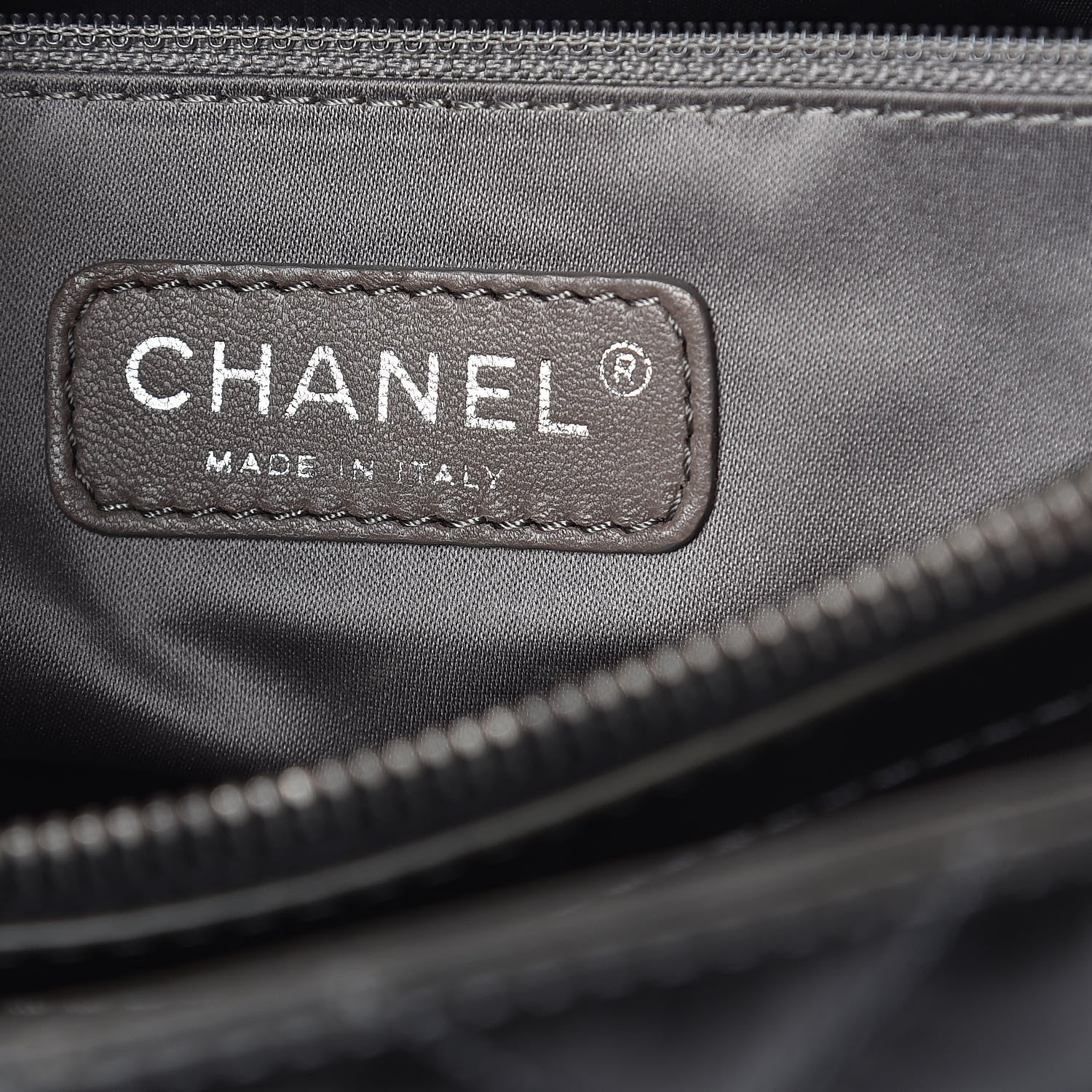 Chanel Glazed Calfskin Quilted CC Messenger Bag Black 6 of 10