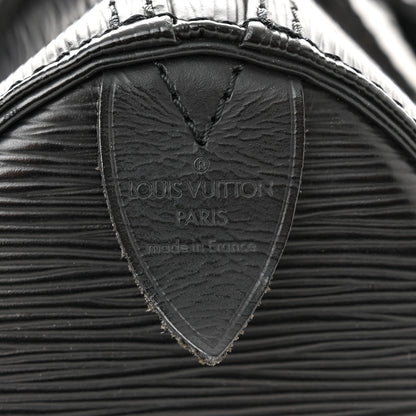Louis Vuitton Epi Speedy 25 Black 6 of 11