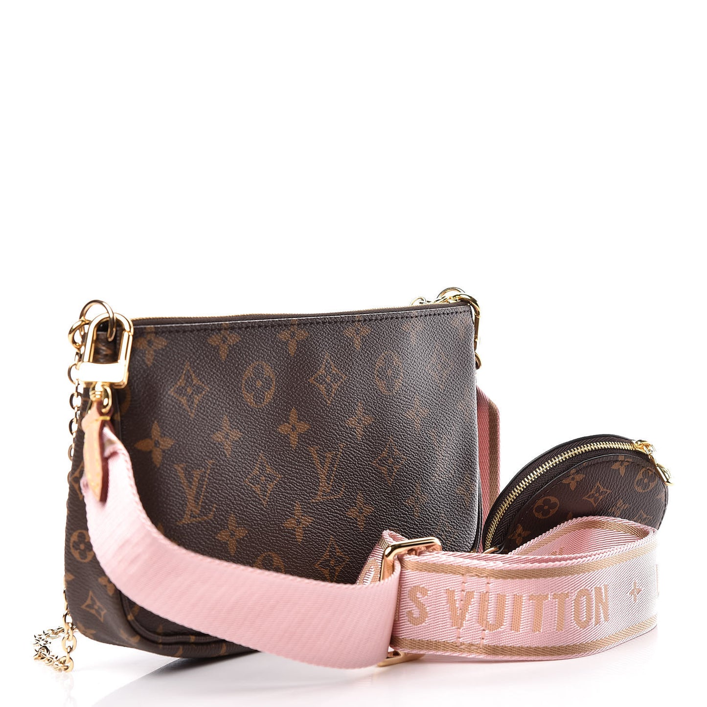 Monogram Multi Pochette Accessories Rose Clair