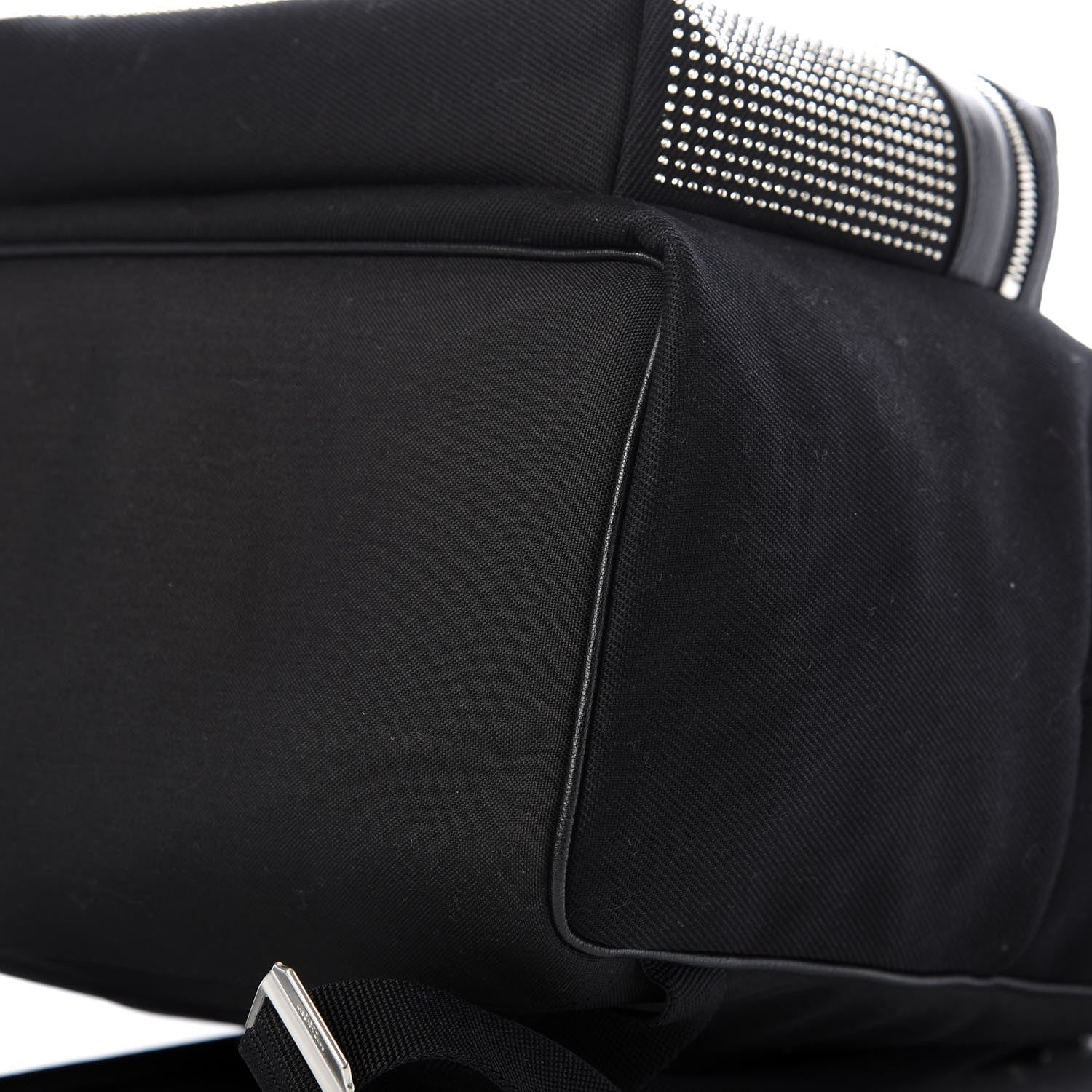 Saint Laurent Canvas City Studded Backpack Black 8 of 16