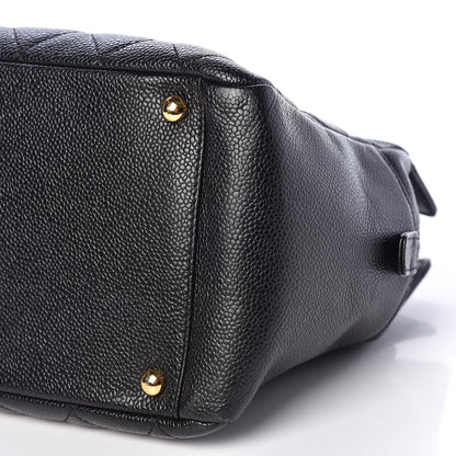 Chanel Caviar Quilted Petit Timeless Tote PTT Black 6 of 10