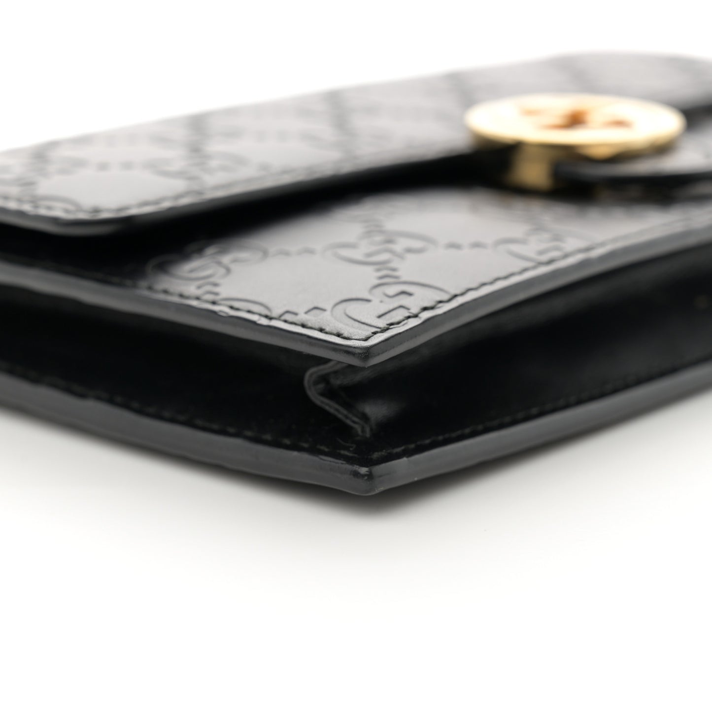 Guccissima Icon Chain Wallet Black