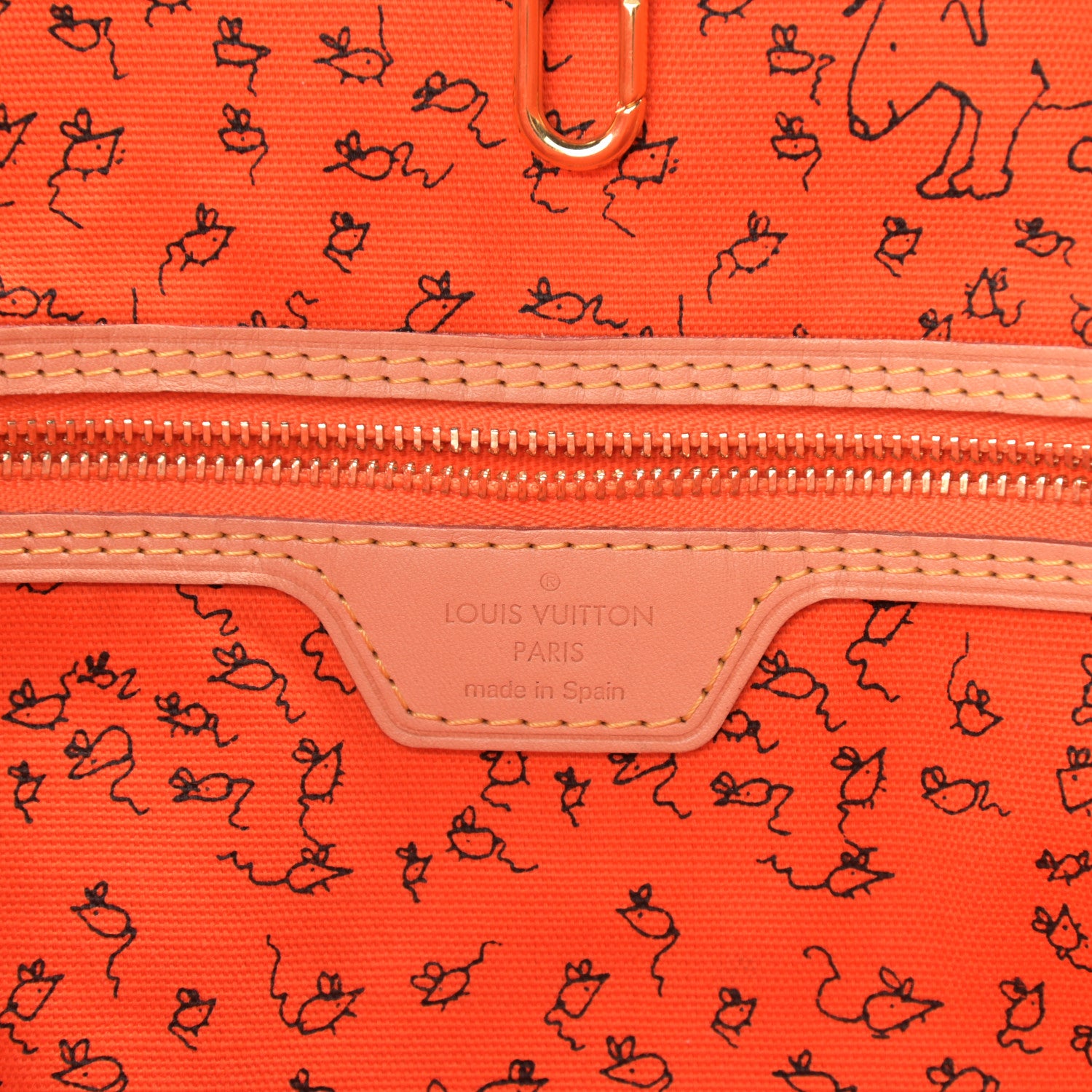 Louis Vuitton Catogram Neverfull MM Marron 6 of 12