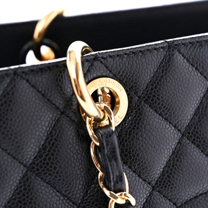 Chanel Caviar Quilted Grand Shopping Tote GST Black 13 of 13