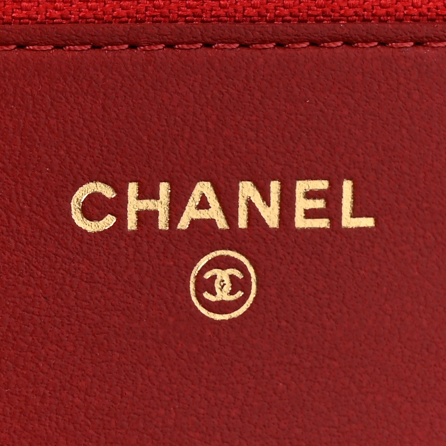Chanel Caviar Quilted Boy Wallet On Chain WOC Red 7 of 13