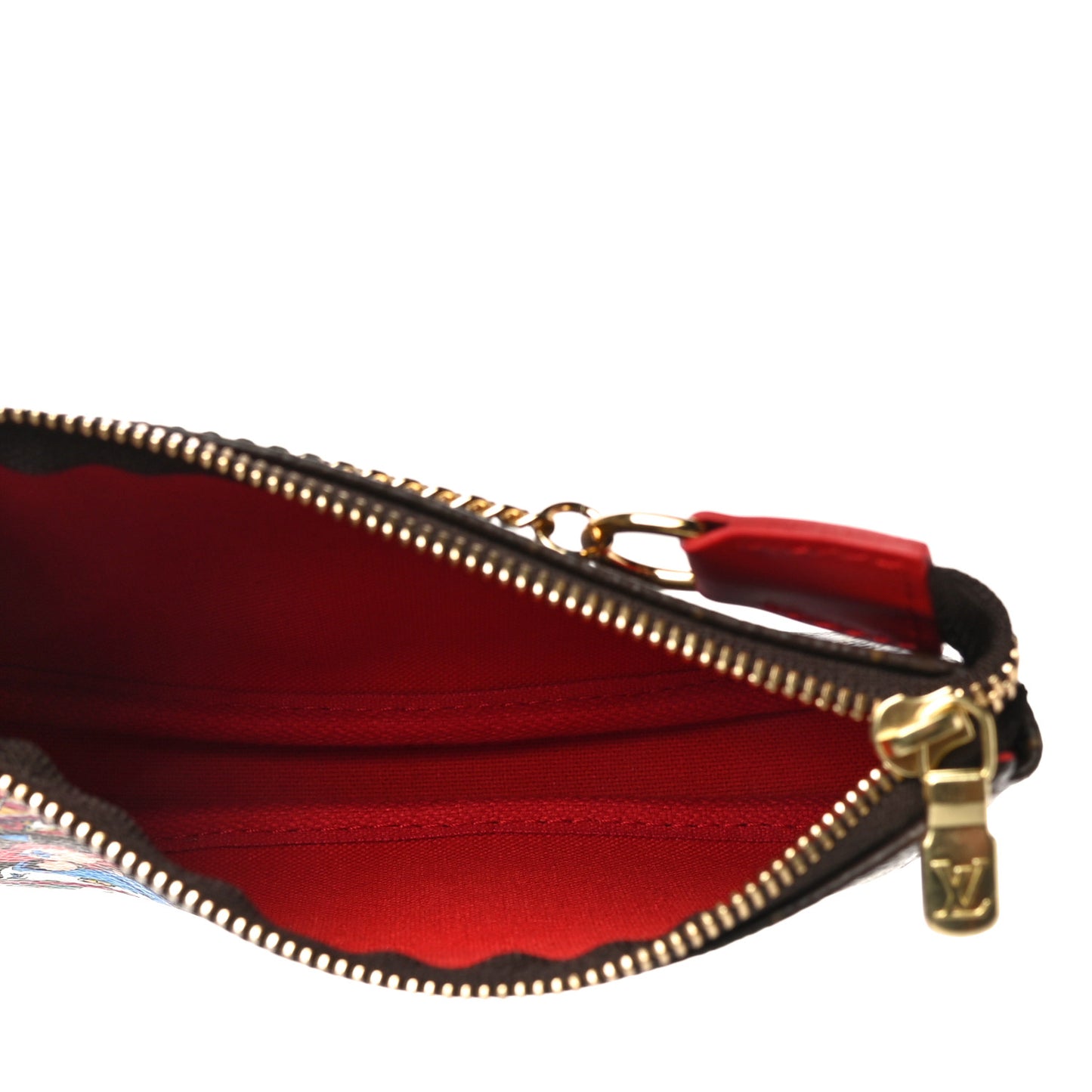 Monogram 2020 Christmas Animation Bumper Cars Mini Pochette Accessories Coquelicot