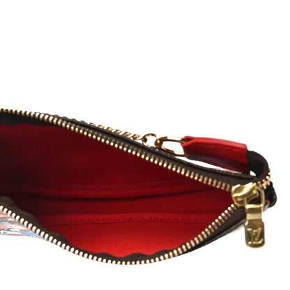 Louis Vuitton Monogram 2020 Christmas Animation Bumper Cars Mini Pochette Accessories Coquelicot 5 of 10