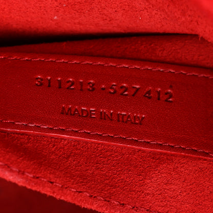 Saint Laurent Calfskin Classic Y Ligne Clutch Red 7 of 15