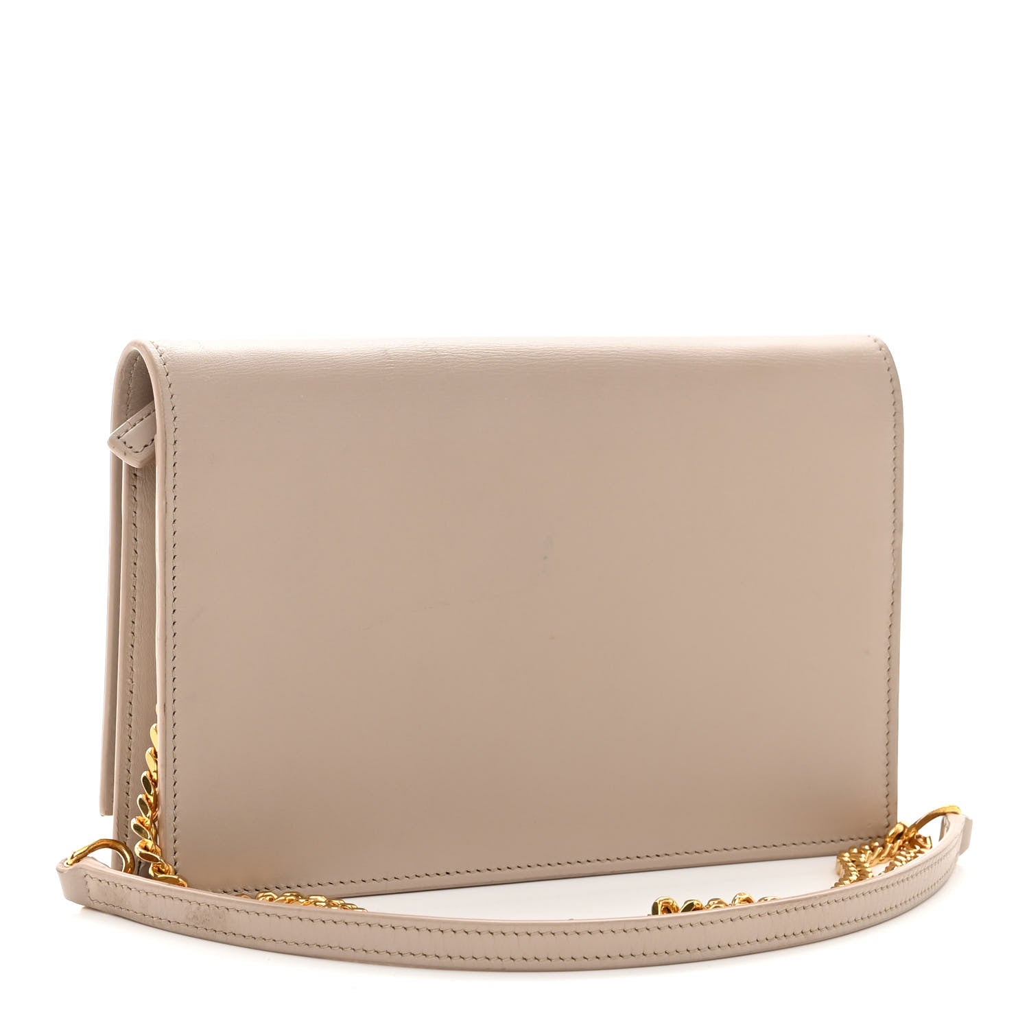 Saint Laurent Smooth Calfskin Classic Monogram Kate Tassel Chain Wallet 3 of 14