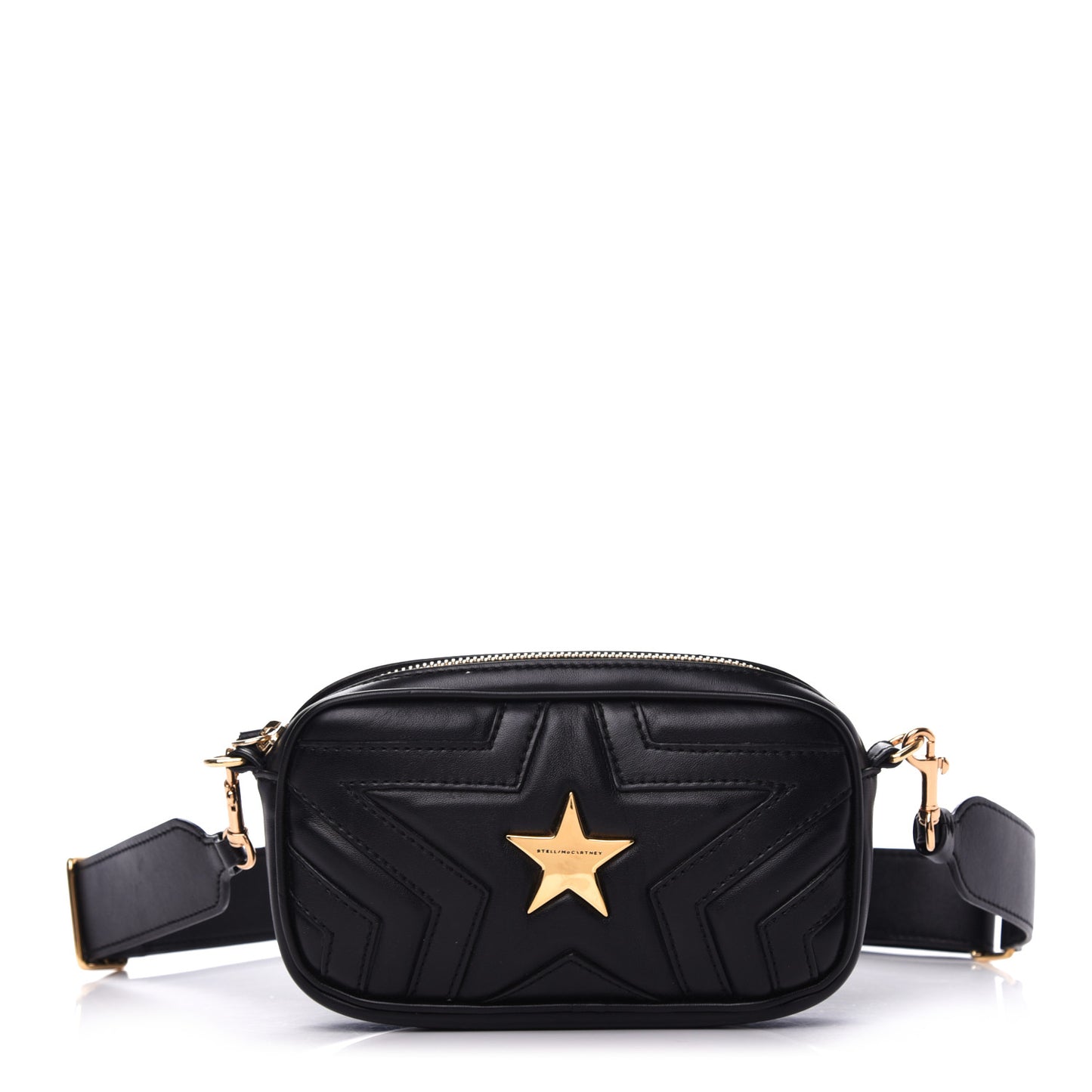 Eco Alter Nappa Star Patch Belt Bag Black