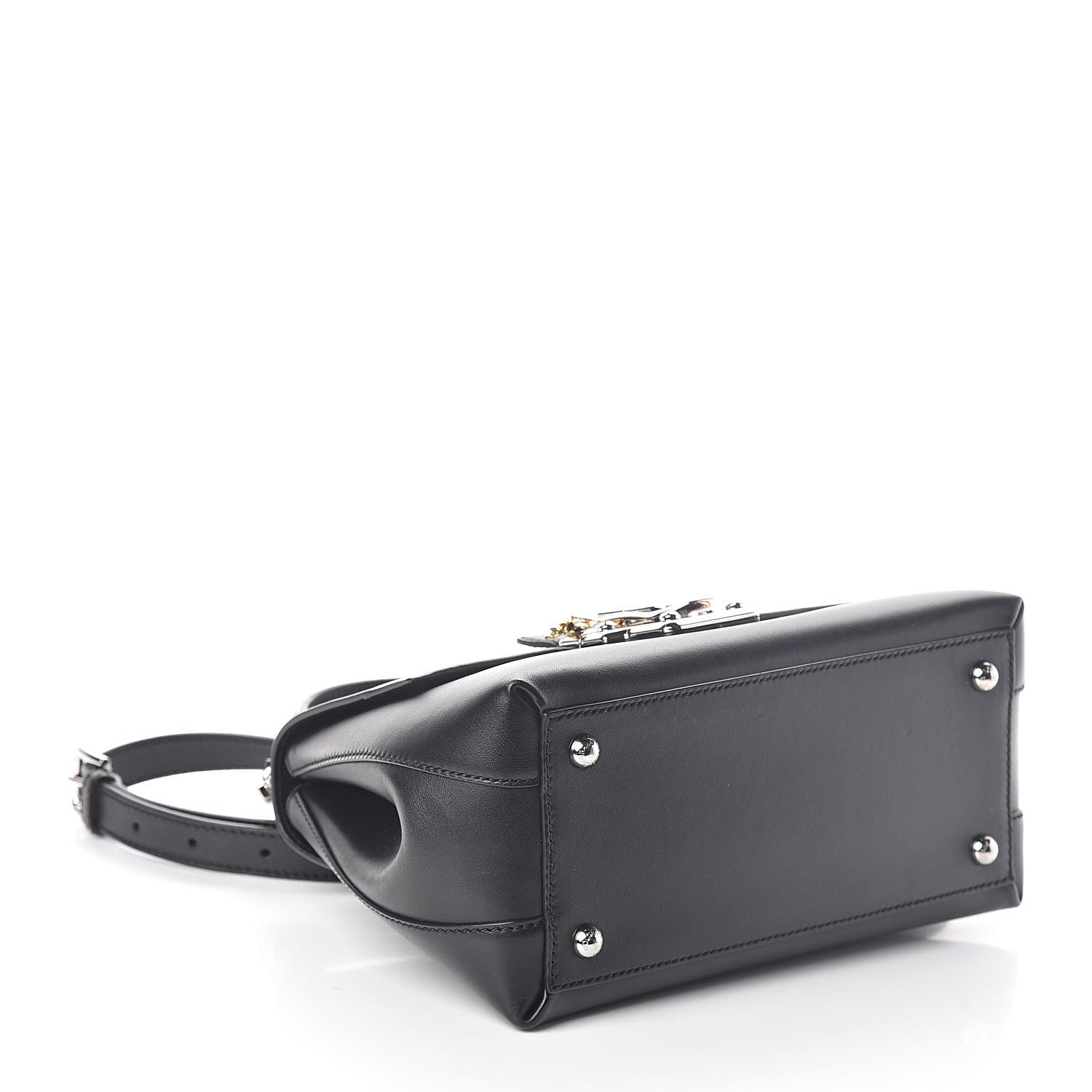 Dolce & Gabbana Calfskin Small Lucia Satchel Black 4 of 8
