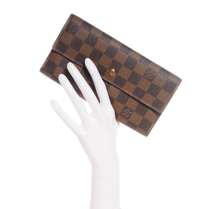 Louis Vuitton Damier Ebene Porte Tresor International Wallet 2 of 7